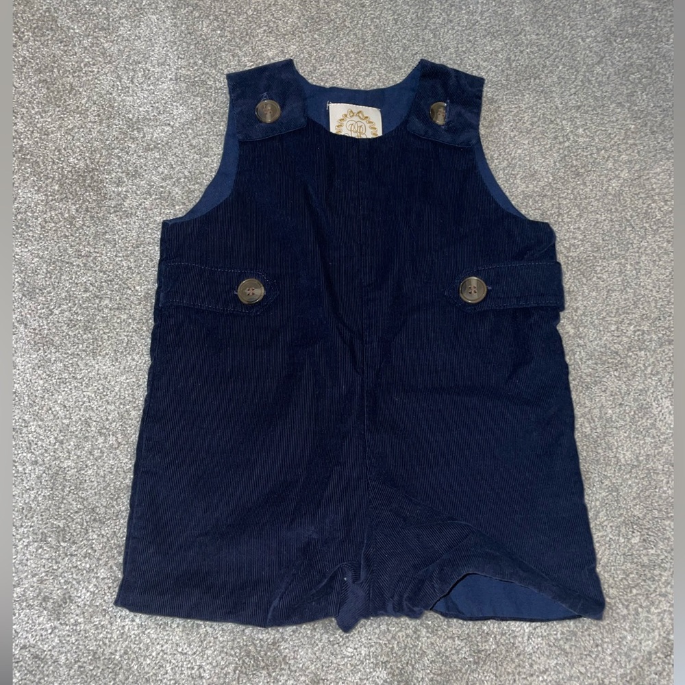 TBBC blue corduroy Jon Jon 6-12